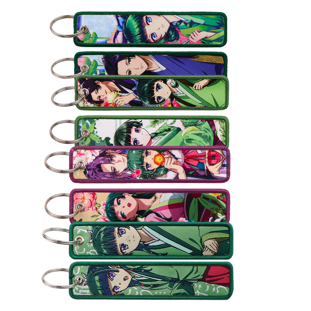 Anime Tote Bag - 1 buah Gantungan Kunci Bordir Potret