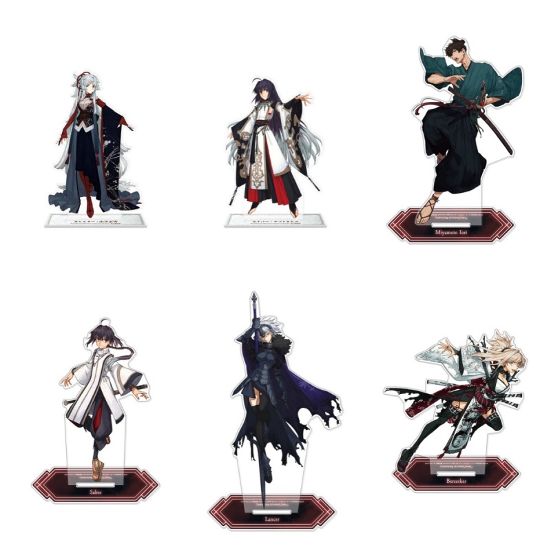 Fate Anime Merchandise - 15CM Anime Fate_Samurai Remnant Gantungan Kunci