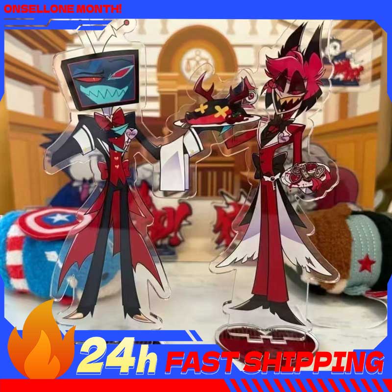 Anime Merchandise - 2pcs Aksesoris Anime Hazbin, Figur Alastor