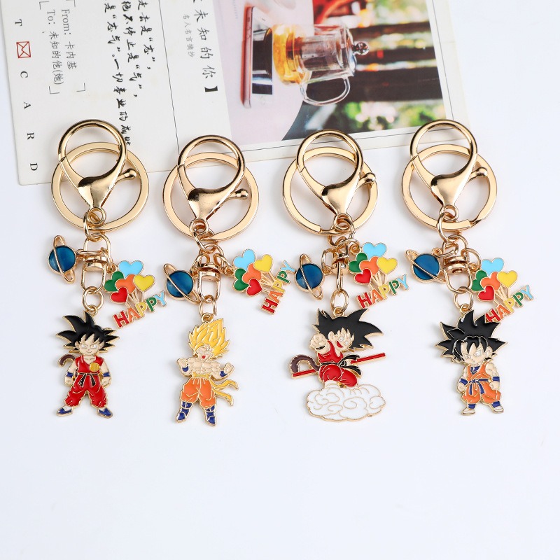 Anime Merchandise Keychain - Gantungan Kunci Logam Kreatif Seri Kartun
