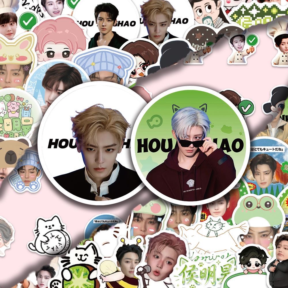 Anime Cosplay Merchandise - 180 buah stiker cosplay elemen Hou