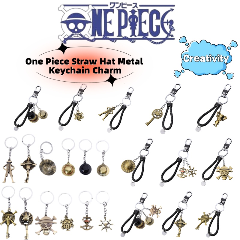 Anime Merchandise In Japan - Gantungan kunci logam One Piece kartun