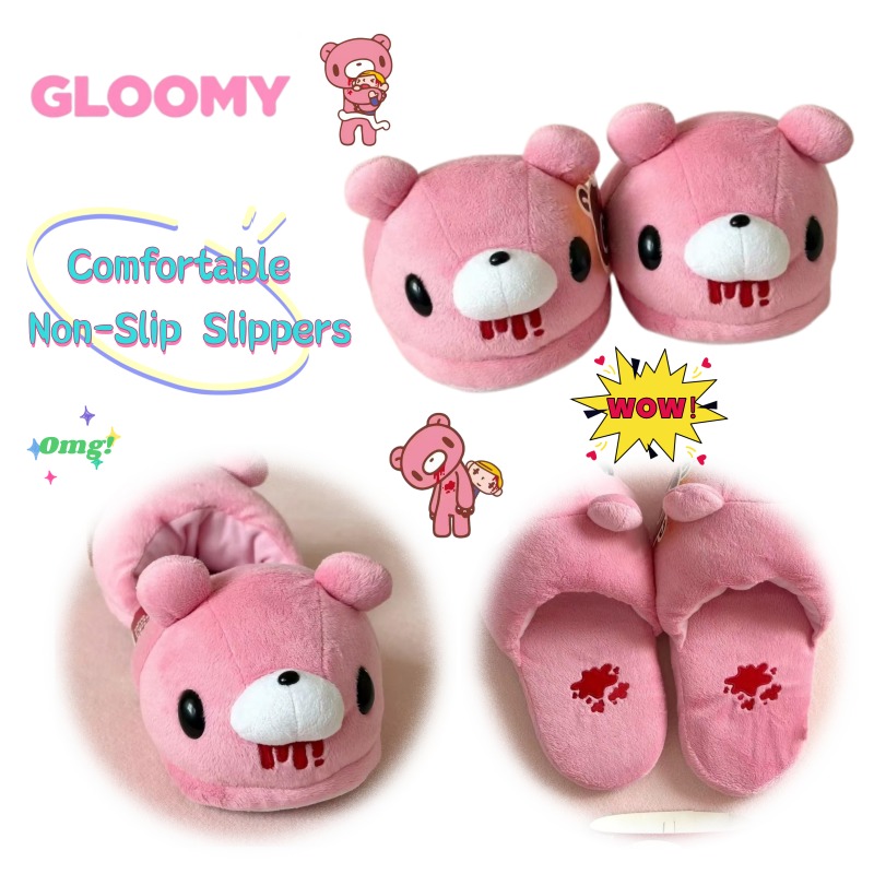 Anime Merchandise In Japan - Sandal Rumah Karakter Gloomy Bear Anime,