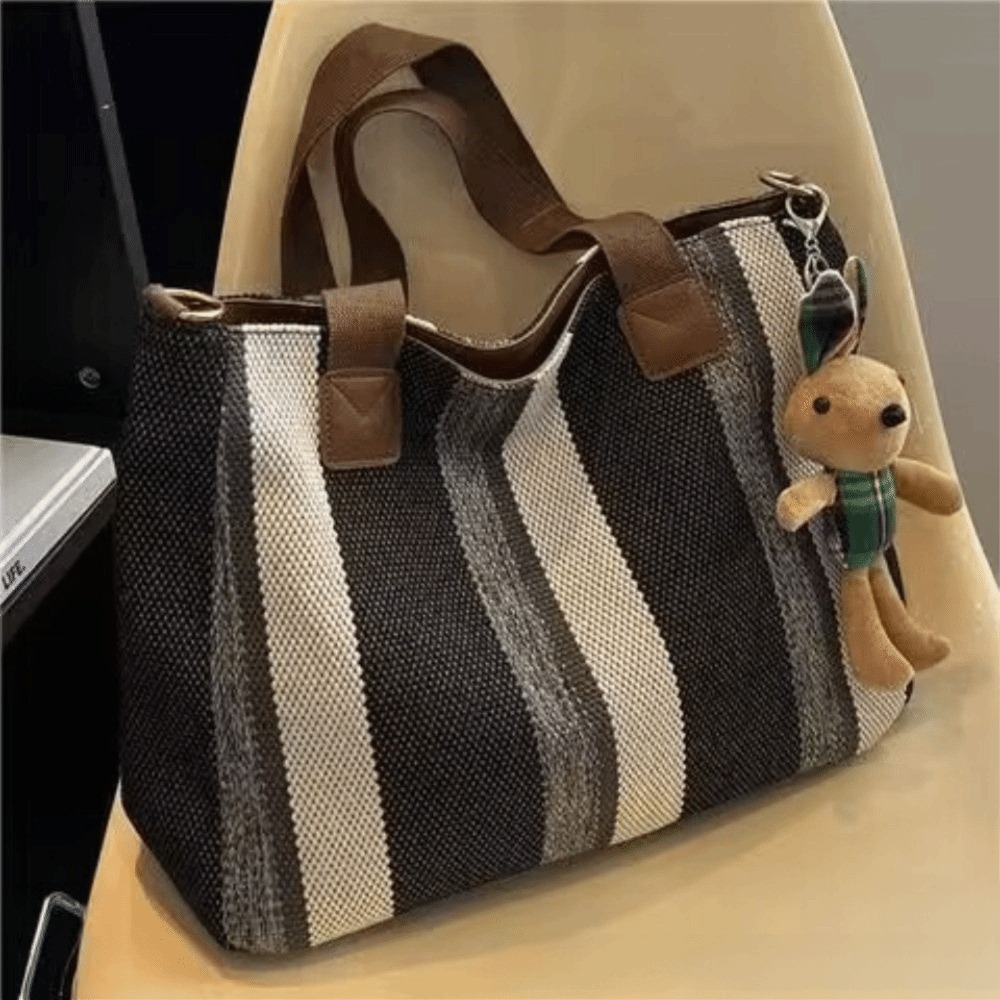 Anime Tote Bag - Tas Tote Bergaris Kain Baru Tas