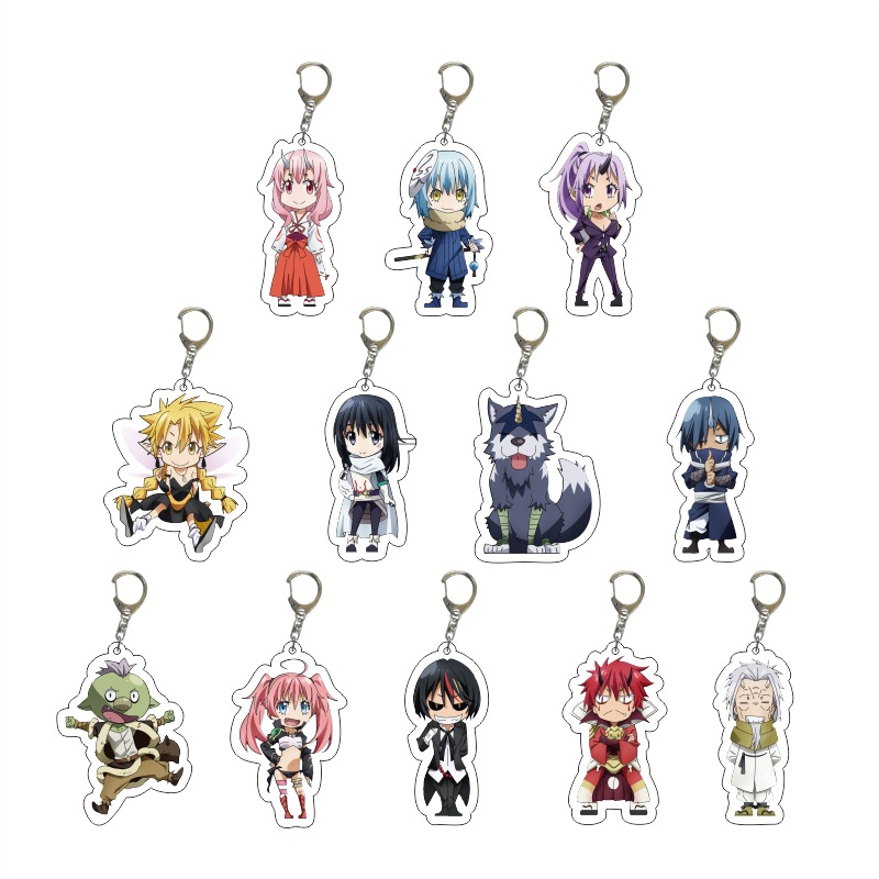 Genshin Impact Slime Acrylic A - Anime Merchandise Keychain ulasan dan harga