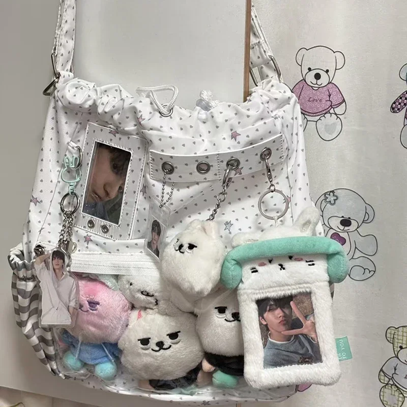 Tas Ransel Serut Polka Dot Tas - Anime Tote Bag ulasan dan harga