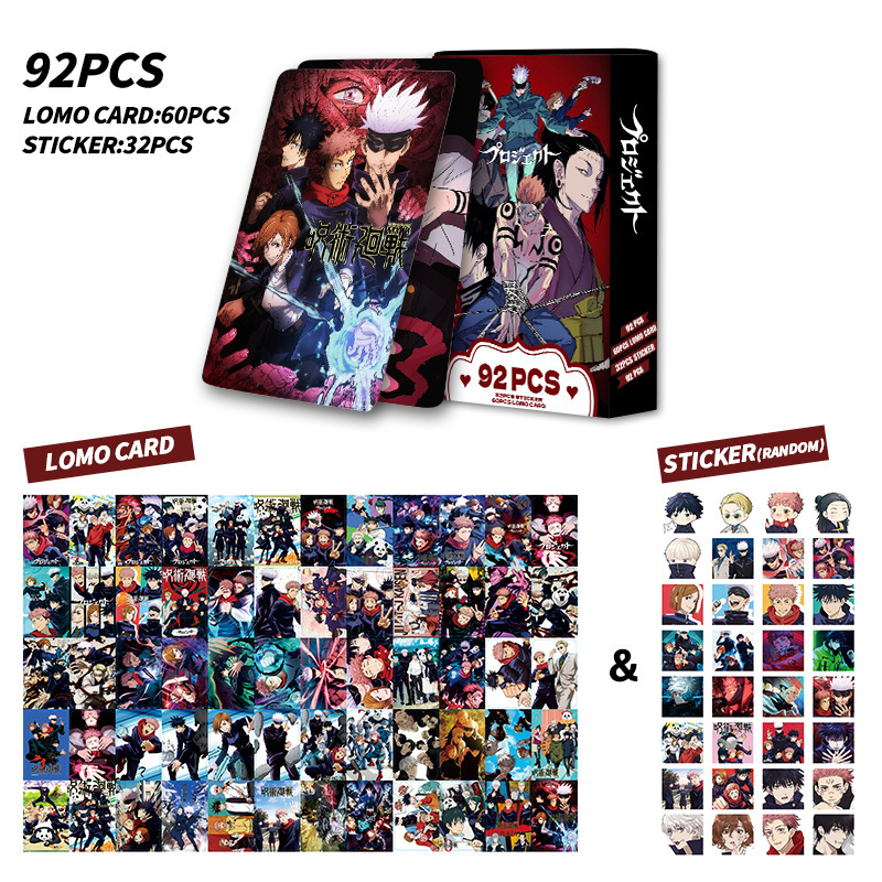 92 Pcs Kartu Jujutsu Kaisen Ka - Anime Merchandise In Japan ulasan dan harga