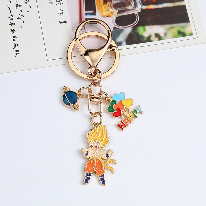 Gantungan Kunci Logam Kreatif  - Anime Merchandise Keychain ulasan dan harga