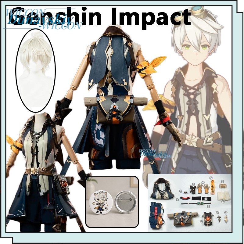 Pakaian Cosplay Genshin Impact - Anime Cosplay Merchandise ulasan dan harga