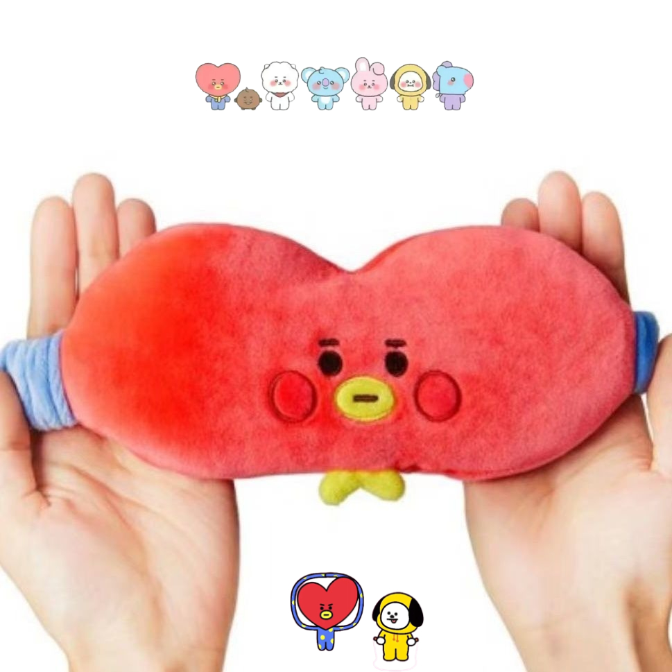 Masker mata boneka plush BT21  - Anime Cosplay Merchandise ulasan dan harga