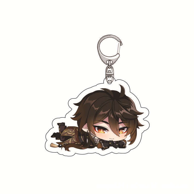Gantungan Kunci Akrilik Genshi - Anime Merchandise Keychain ulasan dan harga