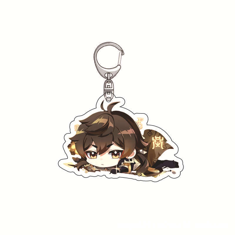 Gantungan Kunci Akrilik Genshi - Anime Merchandise Keychain ulasan dan harga
