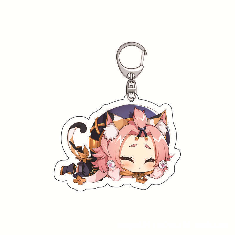 Gantungan Kunci Akrilik Genshi - Anime Merchandise Keychain ulasan dan harga